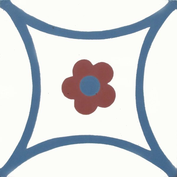 Zementfliesen 2461 - echte Handarbeit aus Marokko