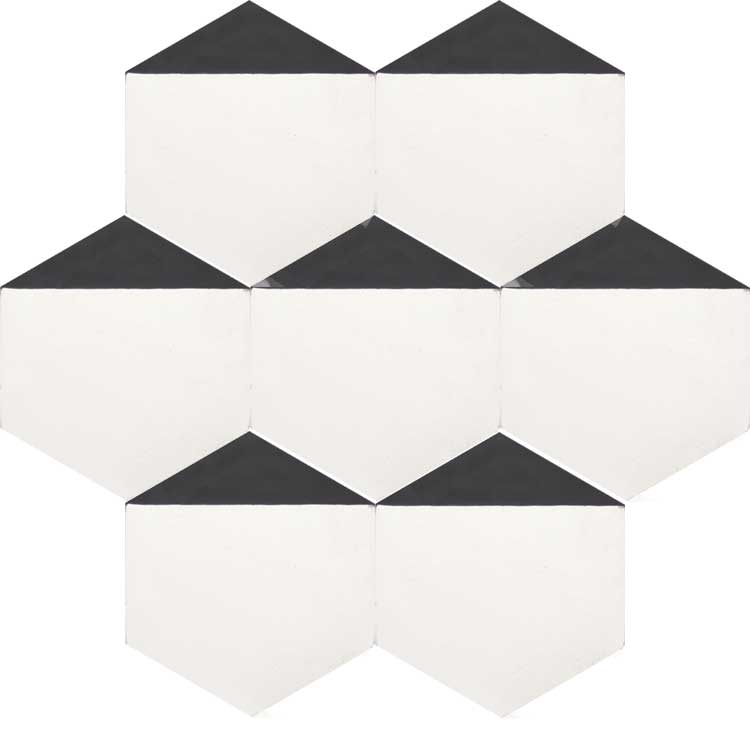 Zementfliesen 6460 | 7 Einzelfliesen | Viele Gestaltungsmöglichkeiten
