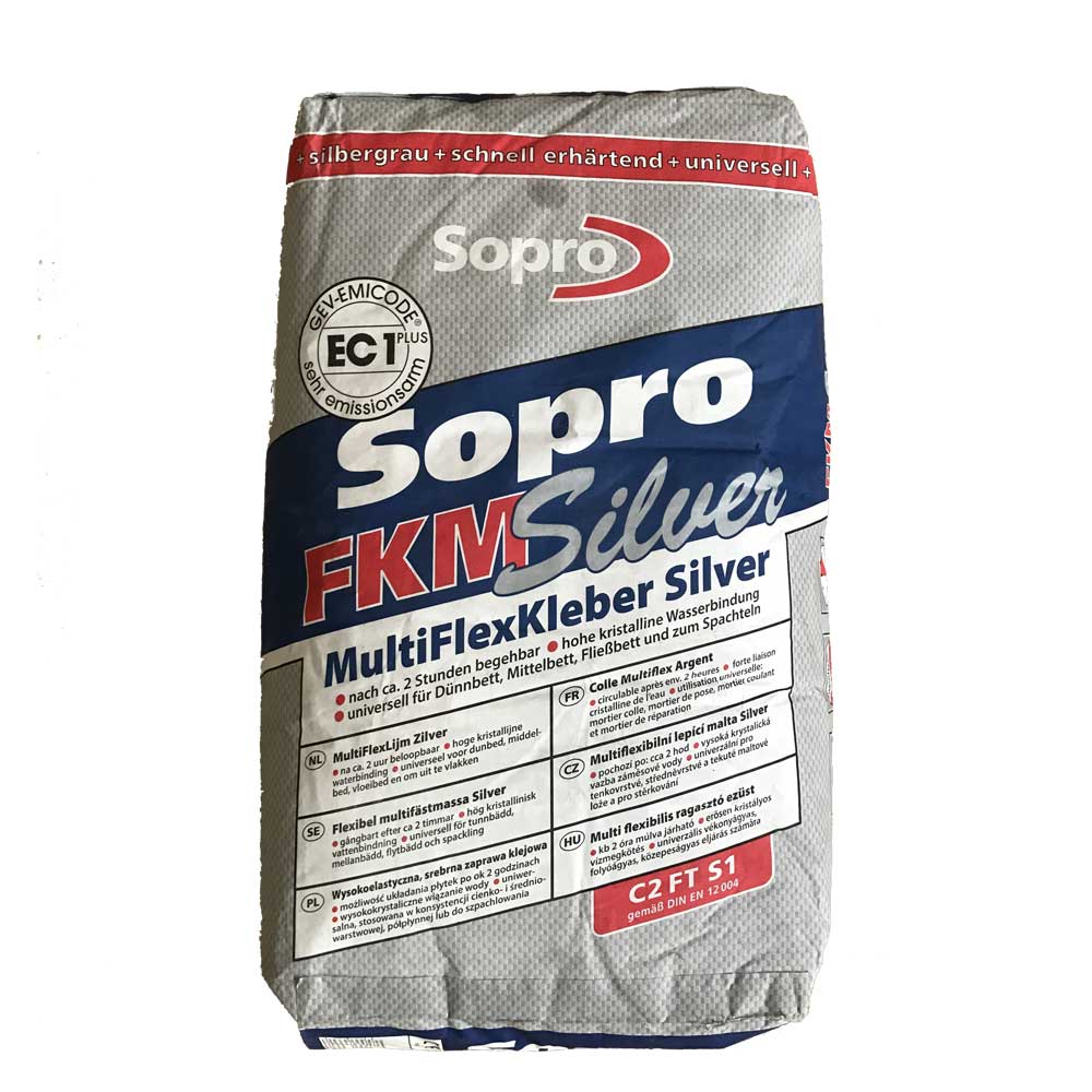 Sopro FKM 600 MultiFlexKleber Silver 25Kg-0