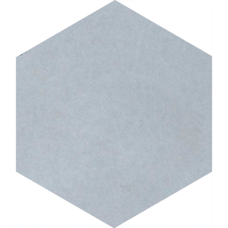 Einfarbige hexagonale (sechseckige) Zementfliesen von articima, Farbe E37 | "Gletschereis"