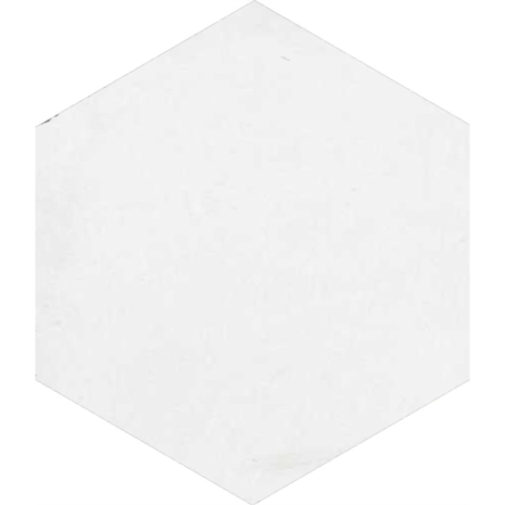 Einfarbige Zementfliesen M01 | Hexagonal