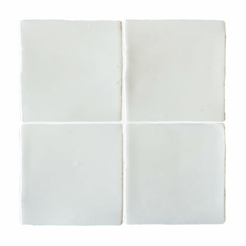 Glasierte Terracotta Wandfliesen Farbe Nebel 10x10cm