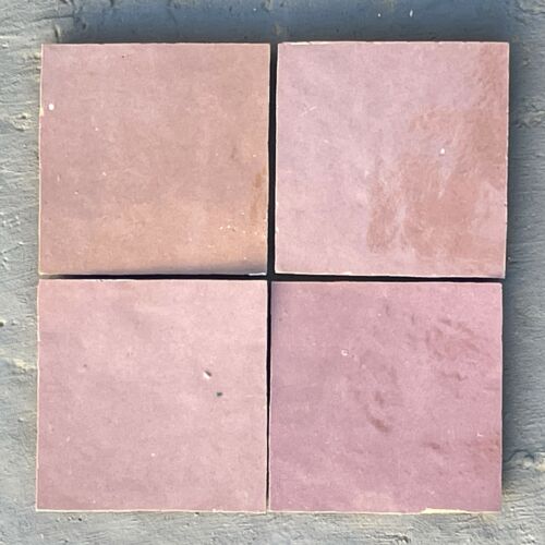 Original Zellige Fliesen Rosa (Altrosa) 10x10 cm, Ref. Z110