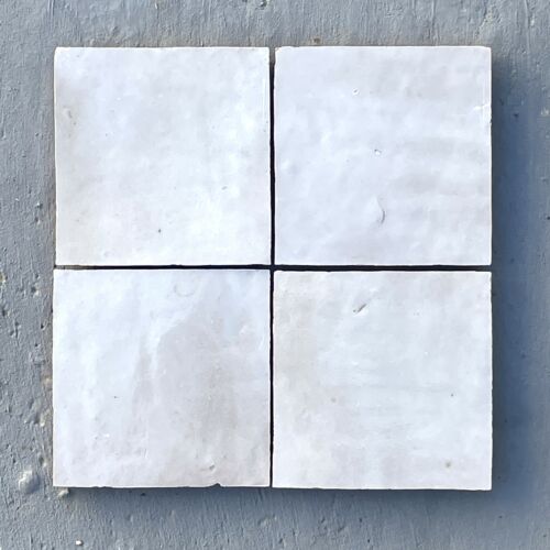 Original Zellige Fliesen Gebrochenes Weiß 10x10 cm, Ref. Z102