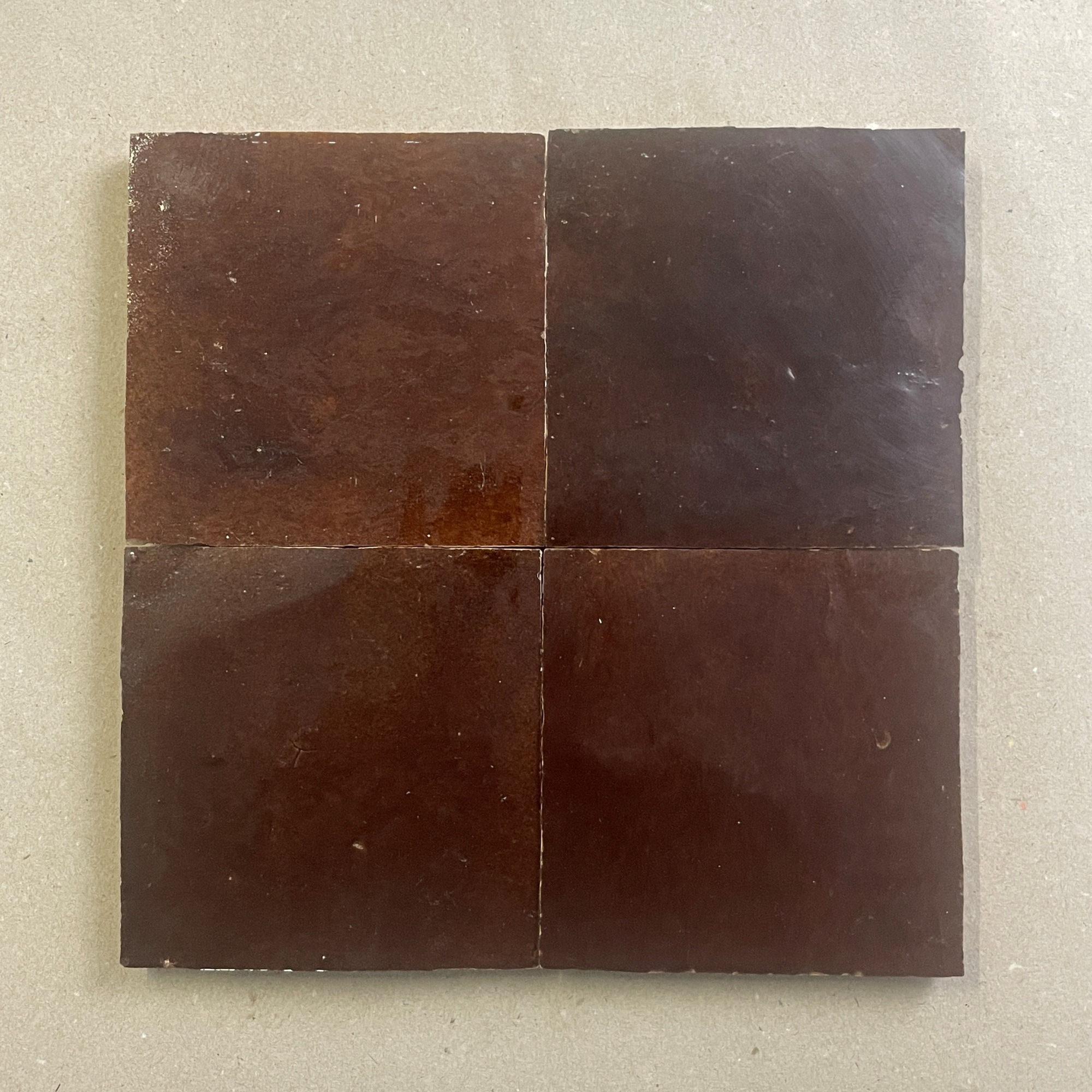 zellige fliesen kastanienbraun 10x10 handarbeit
