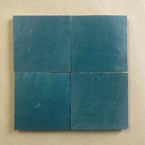 zellige fliesen petrolblau 10x10 handarbeit